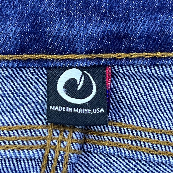 Origin Jeans Mens *37x29 ACTUAL Blue Straight Dark Wash Legit Fit USA Made (34C) - Picture 4 of 14